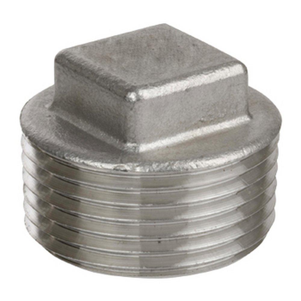 Threaded 3000# Square 304L Stainless Steel Plug 