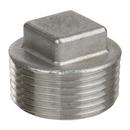 1-1/4 in. Threaded 3000# Global Square Head 304L Stainless Steel Plug