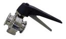 VNE Corporation 304L Stainless Steel Silicone Lever Handle Butterfly Valve 