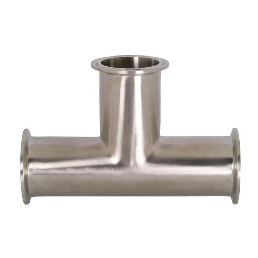 VNE Corporation Clamp 304L Stainless Steel Tee 