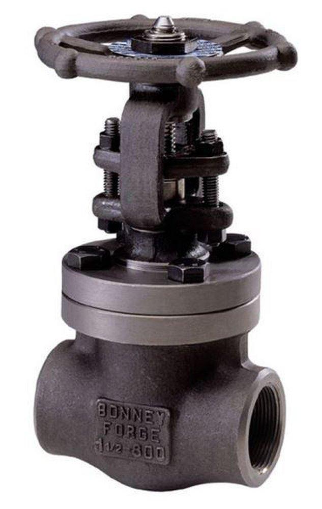 BONNEY FORGE CORPORATION 800# Thrd F316L T12 Gate Valve Reduced Port Bolted Bonnet Forged Steel 