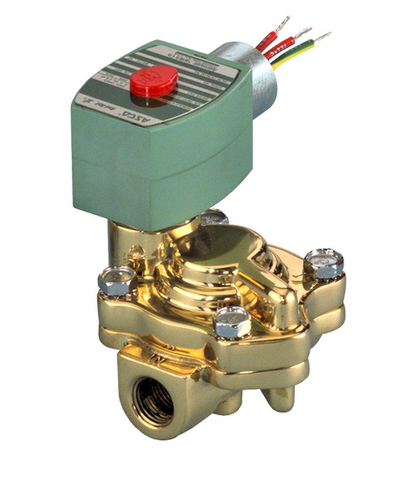 Asco Pneumatic Controls 1/2 in. 2-way Normally Closed Solenoid Valve 