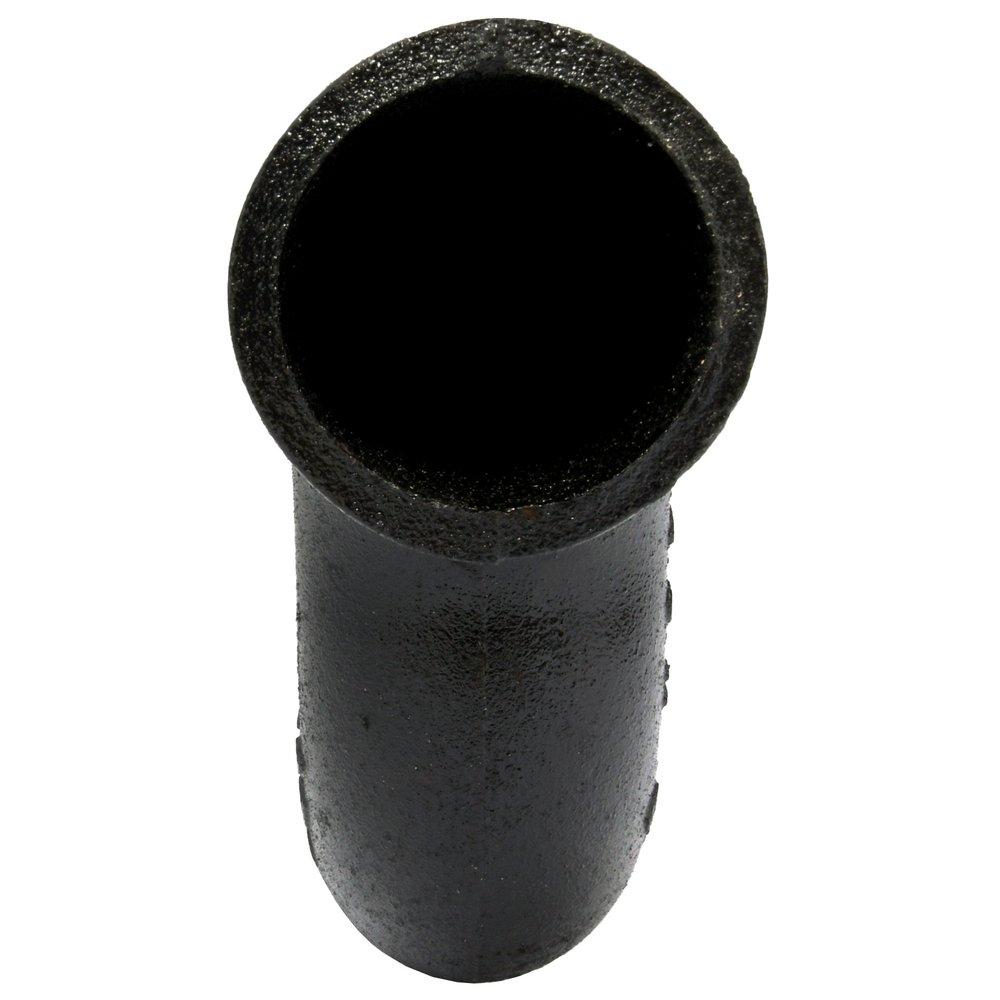 Black No-Hub Cast Iron P-Trap 