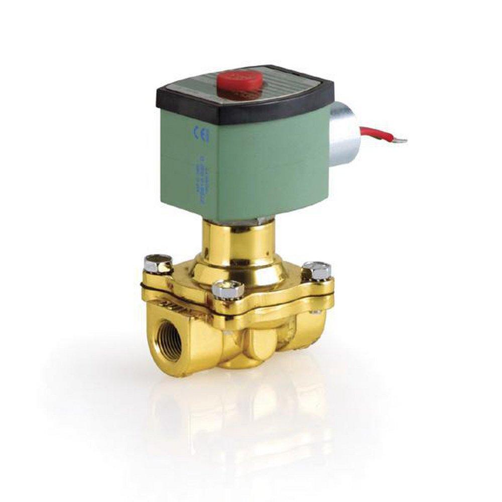 Asco Pneumatic Controls Solenoid Valve 300 psi 6-43/100 in. Brass, Copper, Plastic, Rubber, Silver and Stainless Steel 