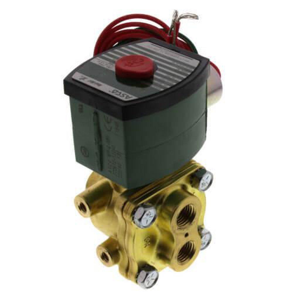 Asco Pneumatic Controls Solenoid Valve 125 psi 4-7/16 in. Brass and Stainless Steel 