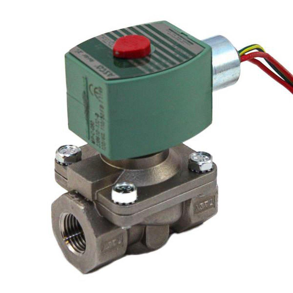 Asco Pneumatic Controls Solenoid Valve 150 psi 5-13/50 in. Brass, Copper, Plastic, Rubber, Silver and Stainless Steel 