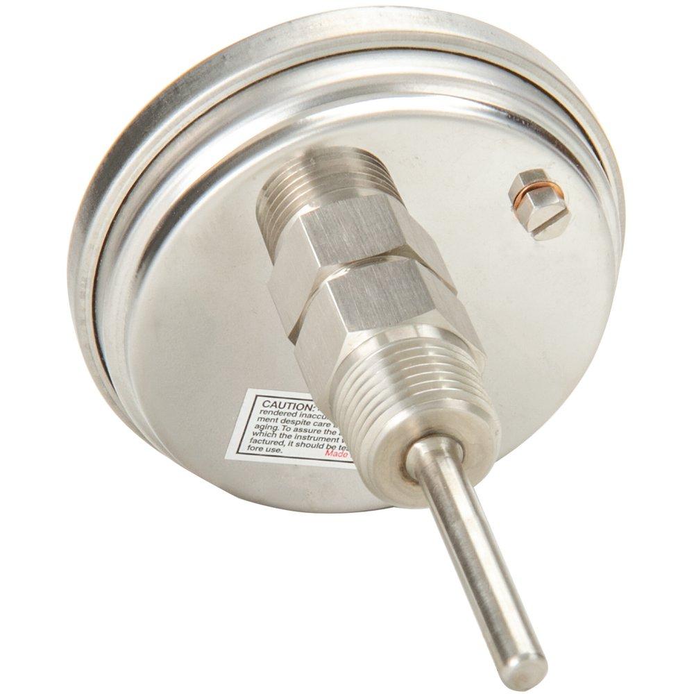 H.O. Trerice 1/2 x 3 x 2-1/2 in. NPT 300 Stainless Steel Bimetallic Actuated Thermometer 