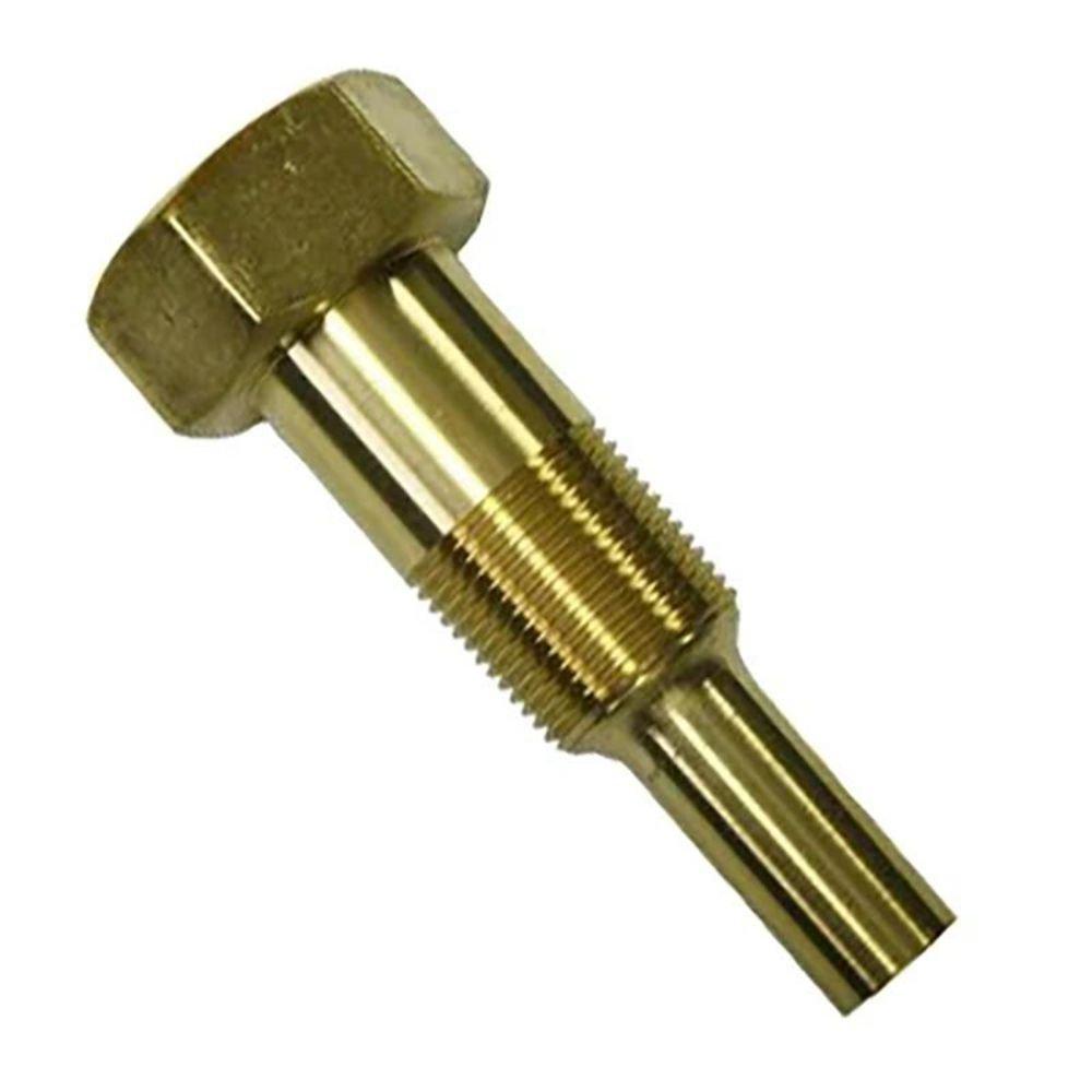 H.O. Trerice Silver 3/4 x 11/25 in. 150 to 350 Deg F NPT Thermometer 