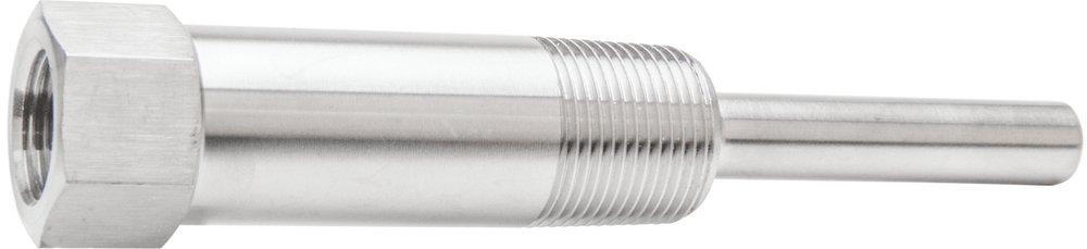 H.O. Trerice 6 in. NPT Stainless Steel or Bimetal Thermowell 
