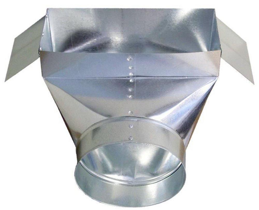 Snappy ADP 10 x 6 in. 90 Degree Boot Galvanized Steel 30 ga 