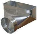 4 x 14 x 6 in. 90 Degree Boot Galvanized Steel 30 ga 