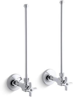 Sink 3/8 x 12 in. Supply Kit in Polished Chrome