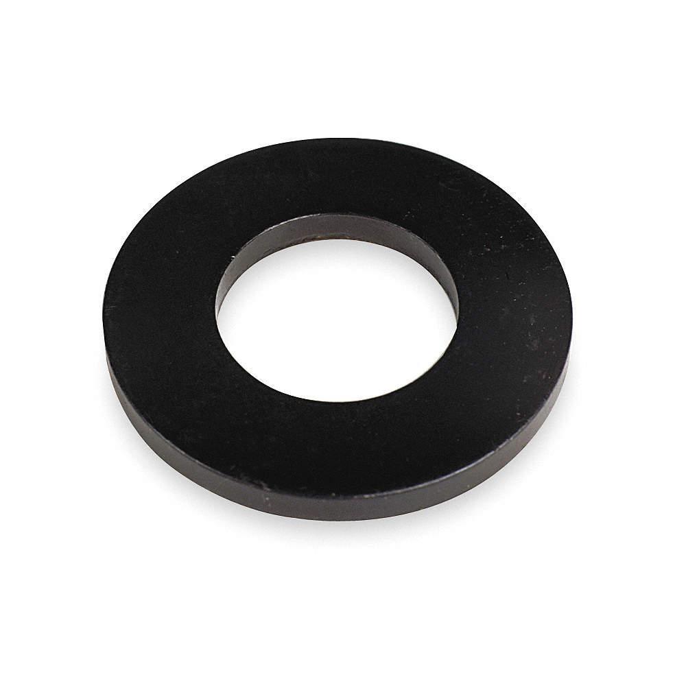 Black Steel Plain Washer 