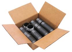 1/2 in. NPT Welded Schedule 40 Standard Black Carbon Steel Single Run Nipple