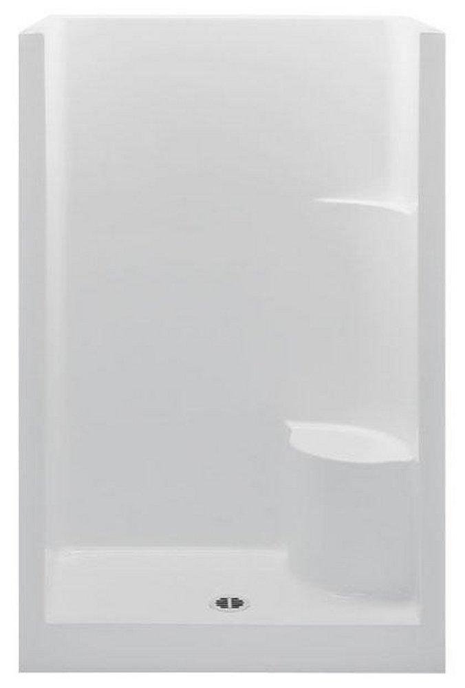 Aquatic White 34-3/4 x 48 x 79-1/4 in. Alcove Shower Unit 