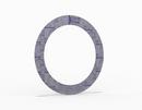 Ring Gasket, Aramid Fiber with EPDM Binder EPDM, 3 in. ASME B16.5 Class 150, 0.063 in. Thick