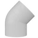 White PVC Schedule 40 45&deg; Elbow 