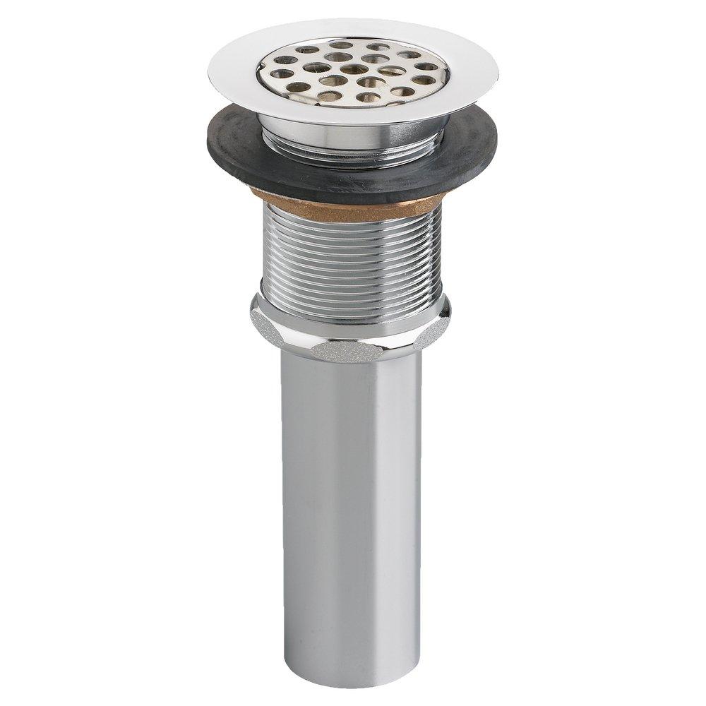 Watco 48750-PP-CP-G Bathtub Stopper and Drain,Grid Strainer