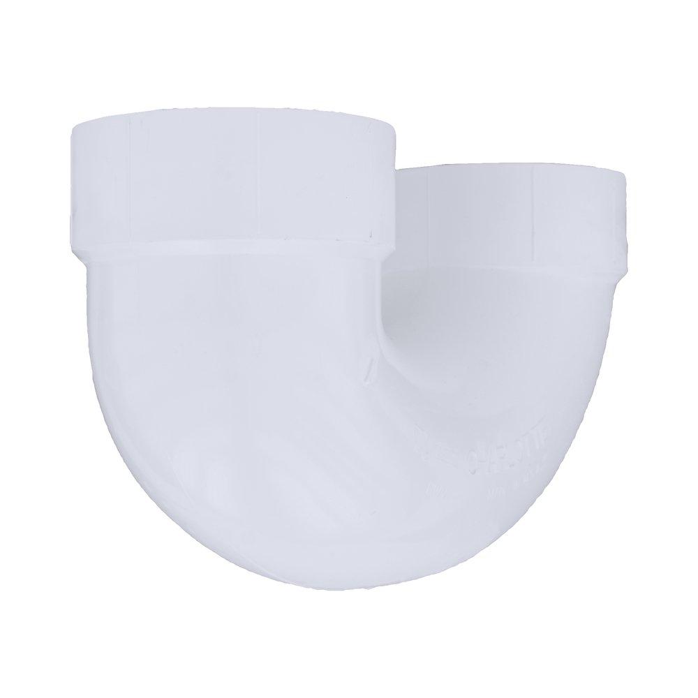 White PVC DWV Return Bend 