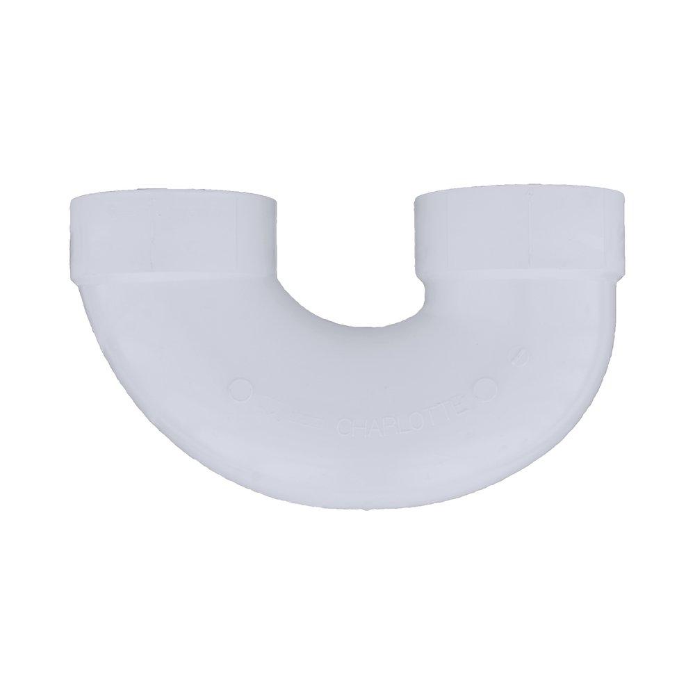White PVC DWV Return Bend 
