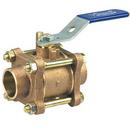 2 in. Bronze Full Port Solder 600# Ball Valve