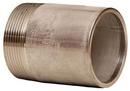 1/2 x 1 in. MNPT x Plain End Schedule 40 Standard  304 and 304L Stainless Steel Welded Nipple