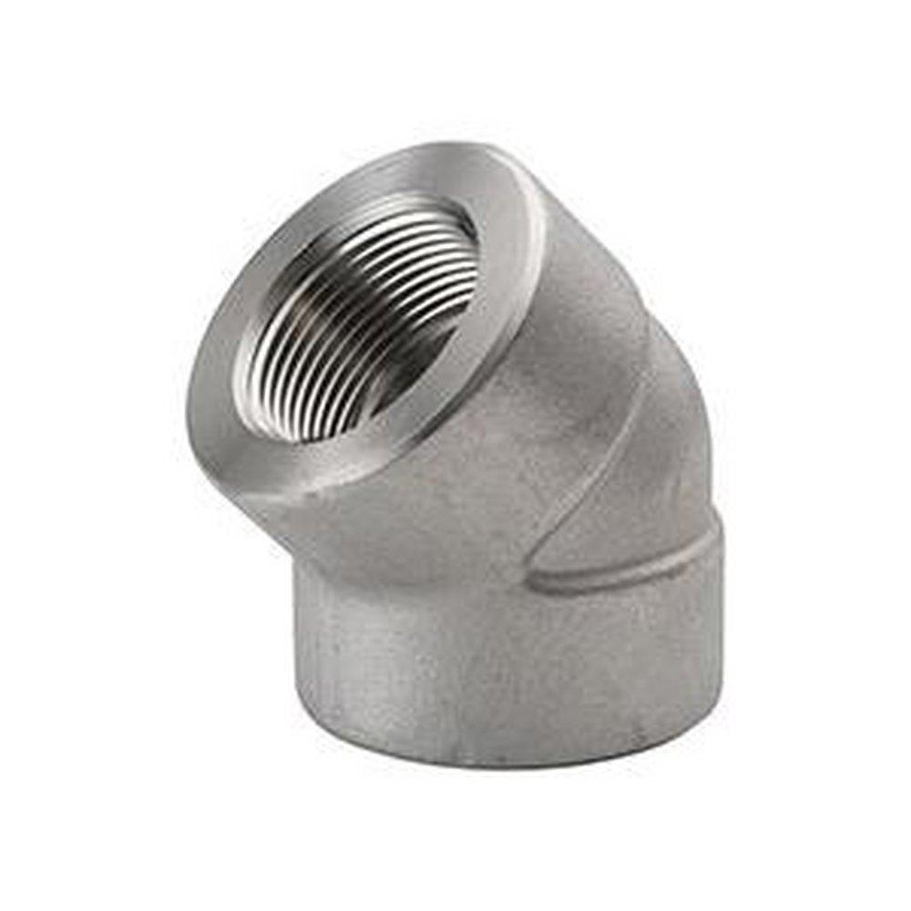 3000# SS 316L Threaded 45 Elbow Stainless Steel 