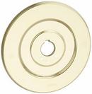 Tub and Shower Round Escutcheon in Polished Brass