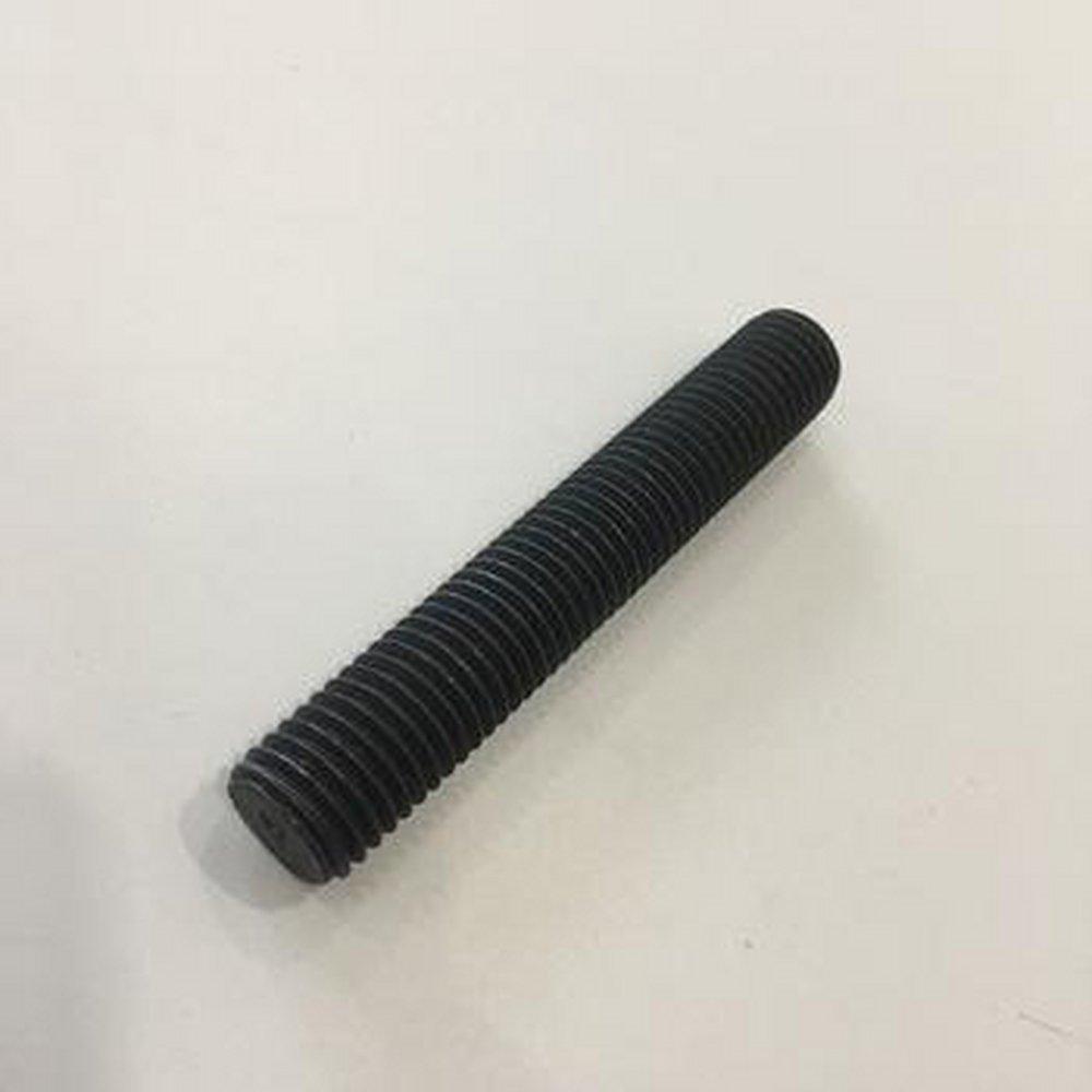 Black 1-1/8 in. Alloy Steel and Carbon Steel Stud and Double Hex Nut 