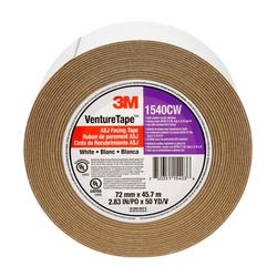 3 in. x 50 yd. White Paper ASJ Facing Tape