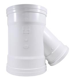 10 x 10 x 6 in. Gasket Sewer SDR 35 PVC Double Wye