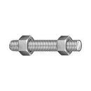 Black 5/8 in. Black Alloy Steel and Carbon Steel Stud and Double Hex Nut 