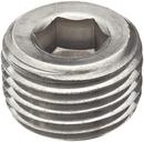 1/8 in. Threaded 150# Global Countersunk Hex 316 Stainless Steel Plug