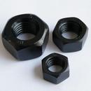 1 in. Black Stainless Steel Hex Nut
