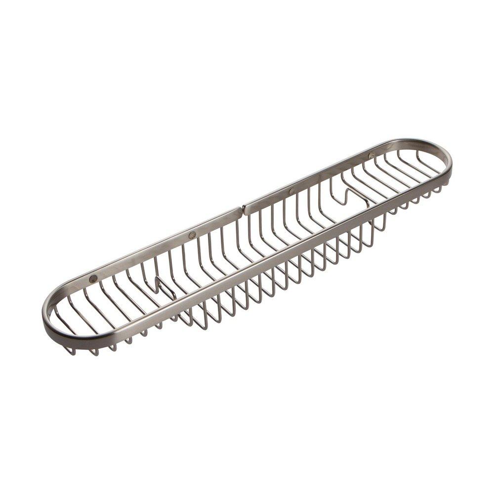 Ginger Satin Nickel 2 in. Shower Basket 