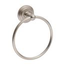 Ginger Satin Nickel Round Closed Towel Ring 
