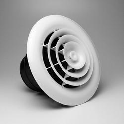 Residential 8 in. Ceiling Diffuser in White Plastic
