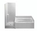 114 x 43-1/4 in. Tub & Shower Unit with Right Drain in White