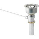Elkay Polished Stainless Steel 3-1/2 in. Drain with Lever Handle 