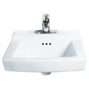 20 x 18-1/4 in. Rectangular Wall Mount Bathroom Sink in White