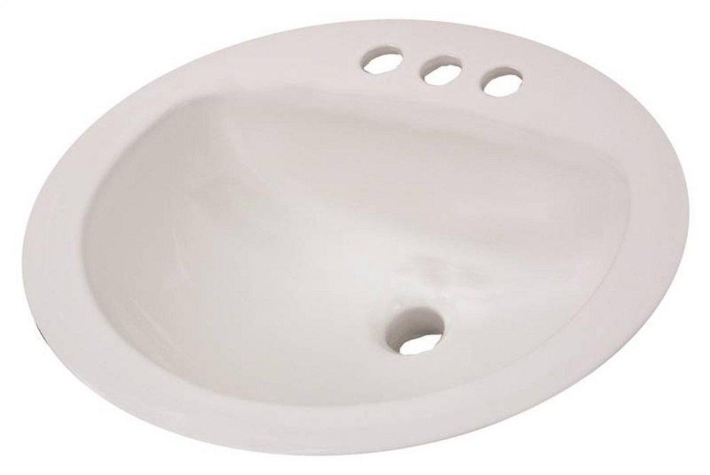 American Standard Bone Drop-in Bathroom Sink 