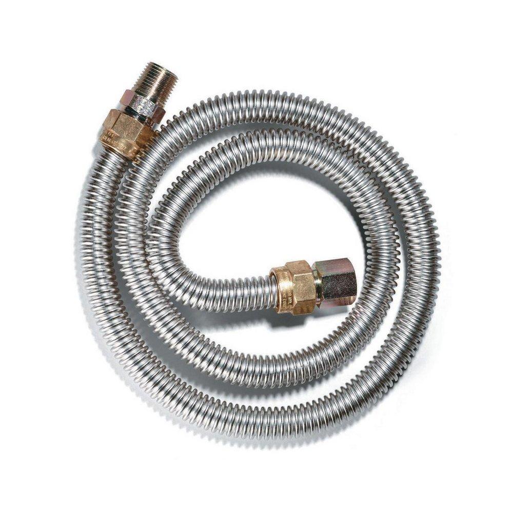 Dormont 1/2 x 3/8 in. Male Threaded x Female Threaded Gas Appliance Connector 