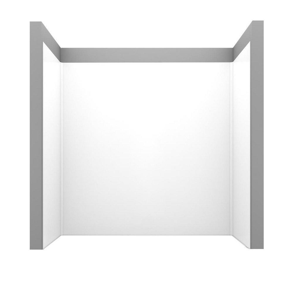 Swan Corporation White 60 x 33-1/2 in. Tub and Shower 