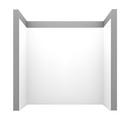 60 x 33-1/2 in. Tub & Shower Wall Kit in White