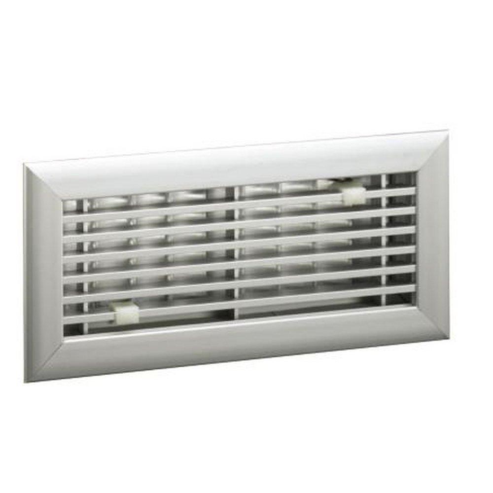 Hart & Cooley Satin Anodized 12 in. HVAC and Residential Floor Register in Satin Anodized Aluminum 