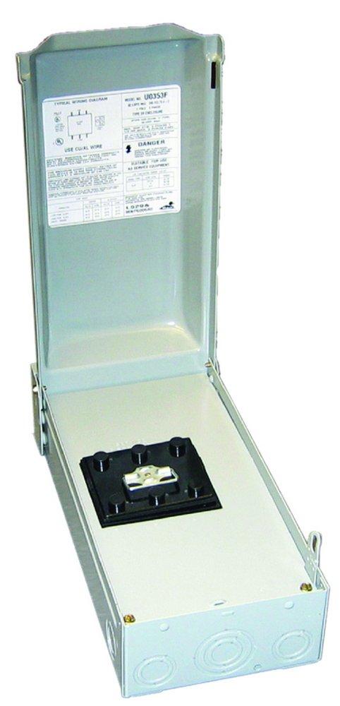 MARS 14-19/50 in. 240V Three Phase Fused Disconnect 