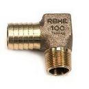 Merrill Manufacturing Barbed x MIPS 90 Degree Brass Reducing Elbow 