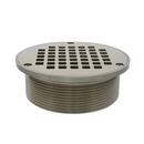4 in. IPS Metal Spud with 5 in. Nickel Bronze Round Strainer 