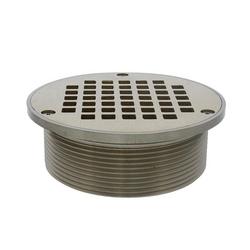 4 in. IPS Metal Spud with 5 in. Nickel Bronze Round Strainer