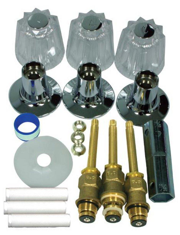 Pfister Polished Chrome Acrylic Handle Kit 